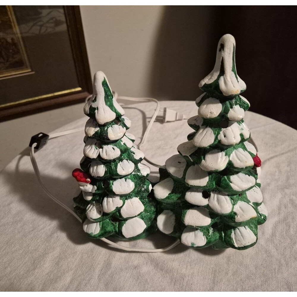 Department 56 Snowhouse Series Ceramic Christmas Trees